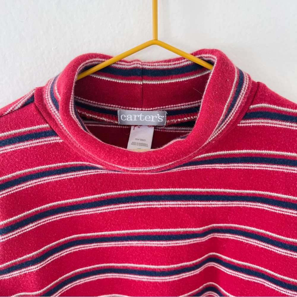 Vintage Carter’s Stripes Turtleneck - Picture 3 of 5